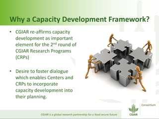 CGIAR Capacity Development Framework : Engaging with Partners