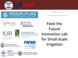 Overview of International Livestock Research (ILRI) activities in Ethiopia
