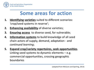 Seed security and resilience: Gender perspectives