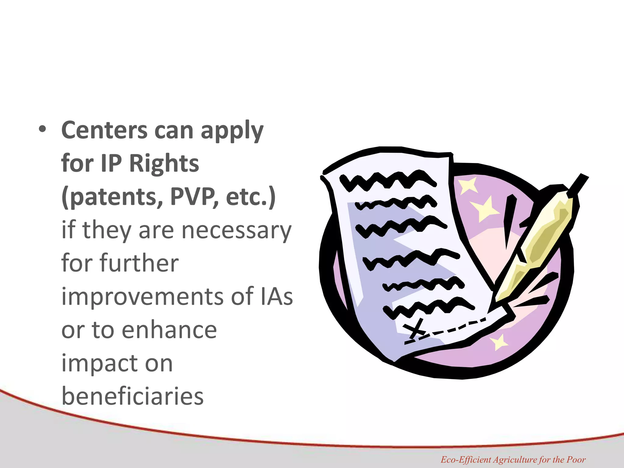 CGIAR IP principles | PPTX