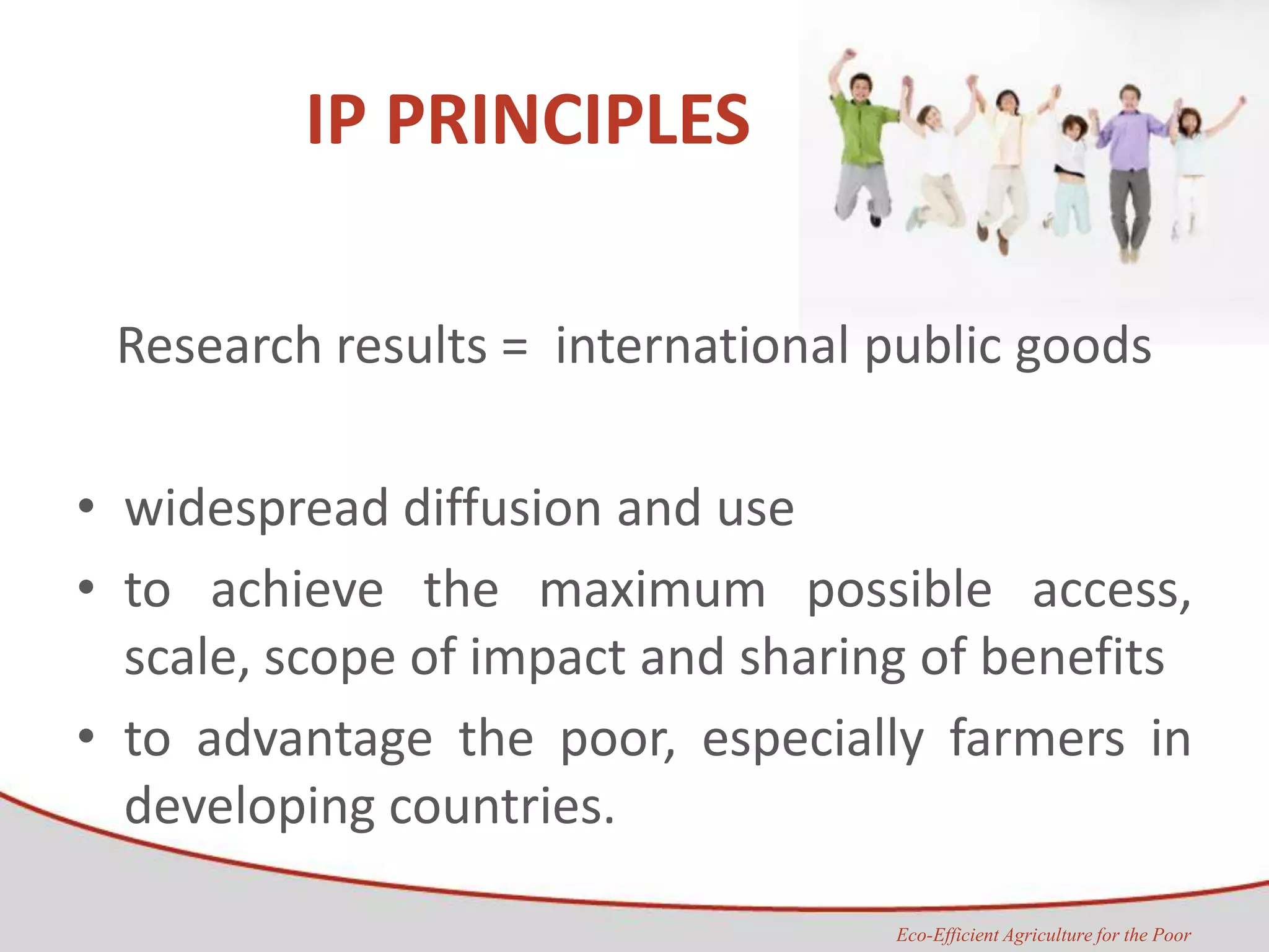 CGIAR IP principles | PPT