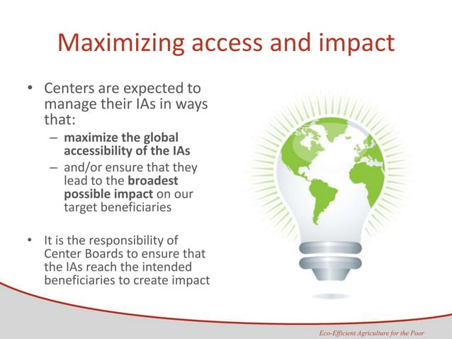 CGIAR IP principles | PPTX