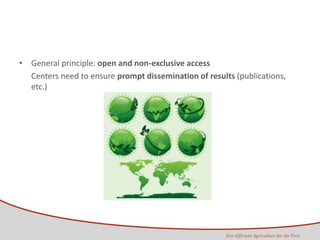 CGIAR IP principles