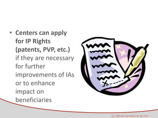 CGIAR IP principles