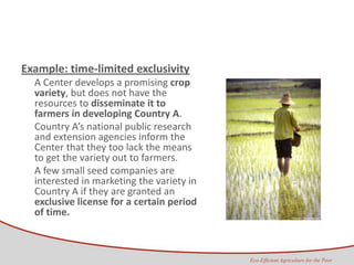 CGIAR IP principles