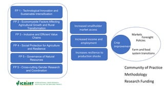 ICRISAT Global Planning Meeting 2019:CGIAR Research Program on Policies, Institutions and Markets by Michael Hauser