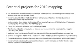 ICRISAT Global Planning Meeting 2019:CGIAR Research Program on Policies, Institutions and Markets by Michael Hauser