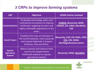 Cgiar presentation  cpc october 29