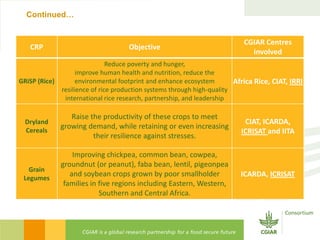 Cgiar presentation  cpc october 29