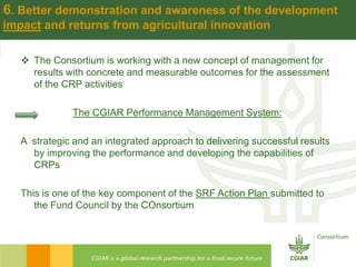 Cgiar presentation  cpc october 29