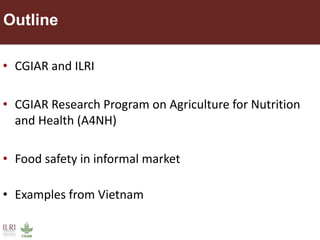 CGIAR Research Program on Agriculture for Improved Nutrition and Health