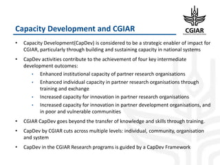 Enhancing Global Food Resources: CGIAR Strategy and its future Portfolio of Programs 2017–2030