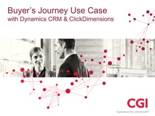 Buyer’s Journey Use Case
with Dynamics CRM & ClickDimensions

 