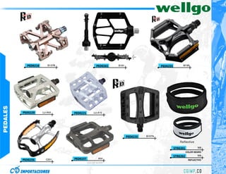PED0218      B137B                   PED0261   B181                     PED0255        M195
PEDALES




          PED0220     LU-A53     PED0221       LU-A15




                                                                  PED0235   B107N



                                                                                              STR0201           W8
                                                                                                        COLOR NEGRO
                                                                                              STR0202           W8
                        C201     PED0237           A54
          PED0256                                                                                        REFLECTIVO
                                           COLOR SILVER
 