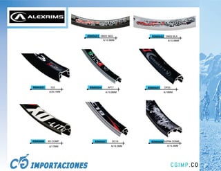 RIM0601 DM22 NEG             RIM0602 DM22 BLA
                                A/10.9MM                    A/10.9MM




RIM0603    Y22        RIM0604      AP17         RIM0605   DP20
          A/20.1MM               A/16.8MM                 A/18MM




RIM0606   XD COMP        RIM0607      DC19        RIM0608 SUPRA DOME
          A/17MM                     A
                                     A/19.3MM               A/15.3MM
 