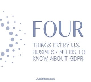This article does not constitute legal advice
and is intended for informational purposes only.
 
