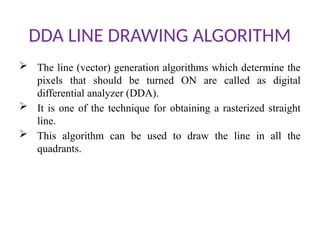 Comprehensive Guide to Line and Circle Drawing Algorithms in Computer ...