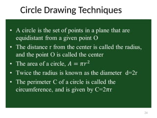 Comprehensive Guide to Line and Circle Drawing Algorithms in Computer ...