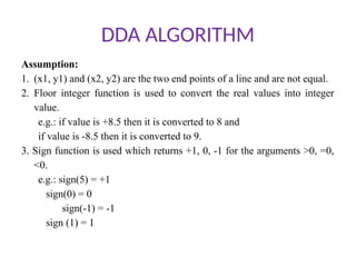 Comprehensive Guide to Line and Circle Drawing Algorithms in Computer ...