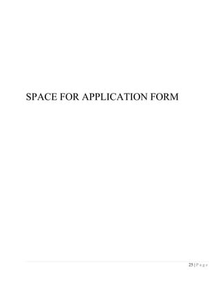 SPACE FOR APPLICATION FORM




                             25 | P a g e
 
