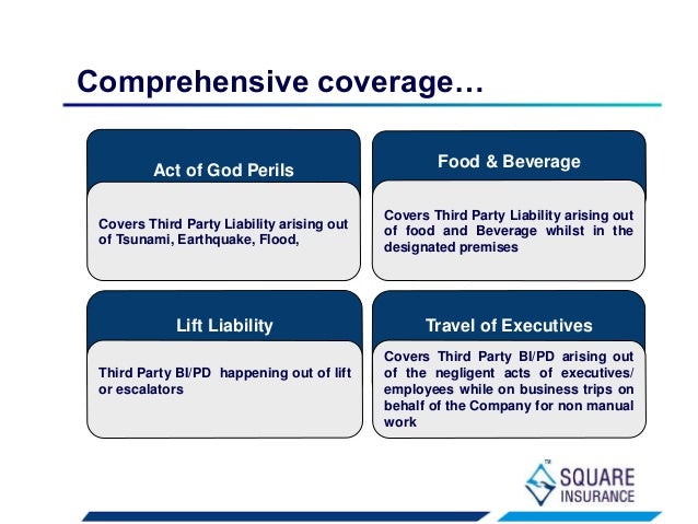 Comprehensive General Liability Insurance