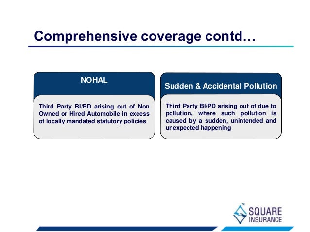 Comprehensive General Liability Insurance