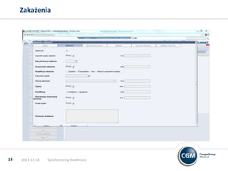 Zakażenia

14

2013-12-10

Synchronizing Healthcare

 