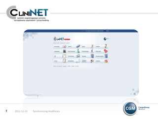 7

2013-12-10

Synchronizing Healthcare

 
