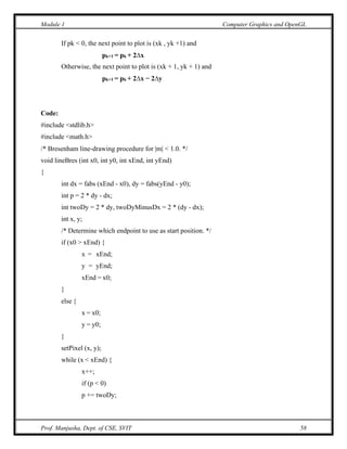 CG MODULE 1 NOTES explaining the contents of CG | PDF