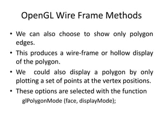 CG_MODULE2 (1) Fill Area Primitives Polygon Fill Areas | PDF