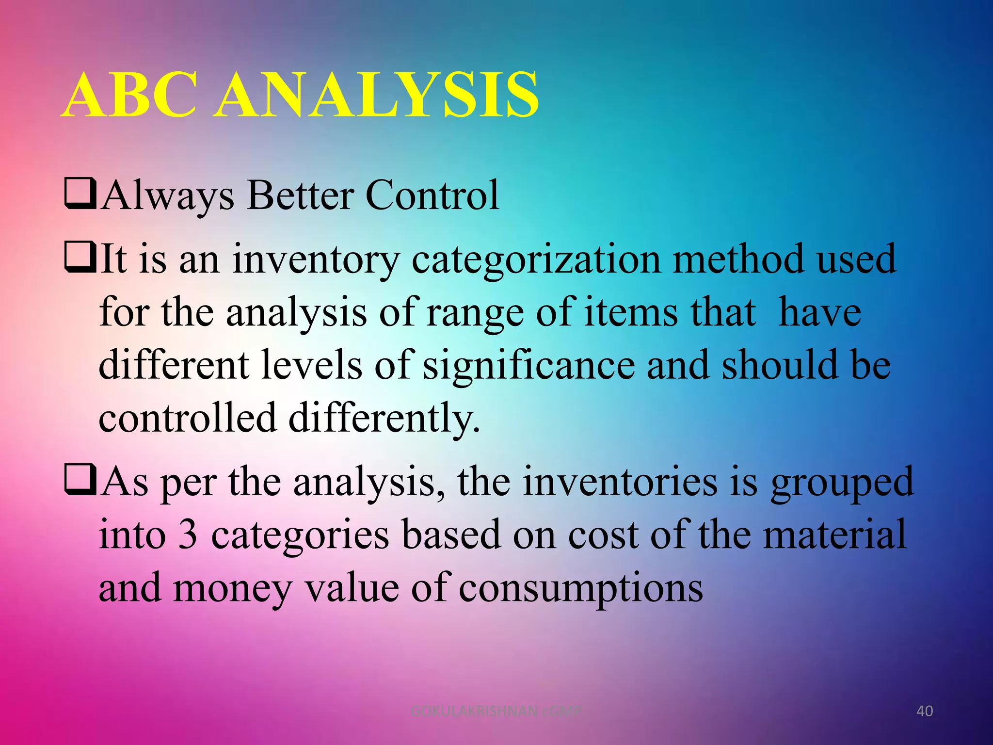Current Good Manufacturing Practice (cGMP) | PDF