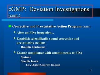 Good Manufacturing Practice (“GMP”) Compliance.ppt