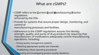 cGMP.pptx hjjkkokmmkkkkkkkkkkjbcccvbjkkkmmk | PPTX