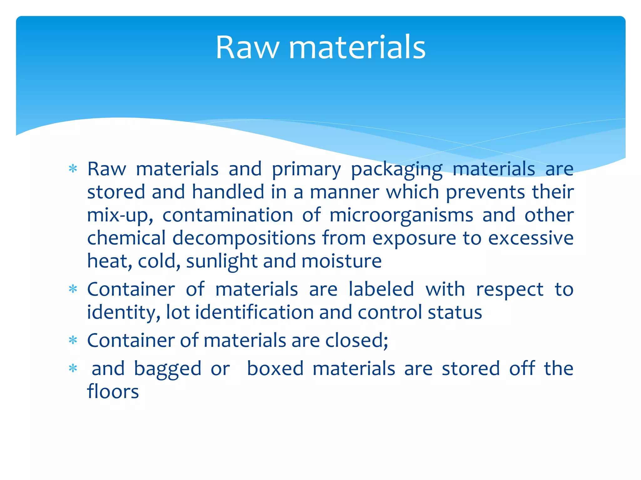 current Good Manufacturing Practices (cGMP) | PPTX