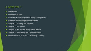 C gmp and industrial management | PPTX