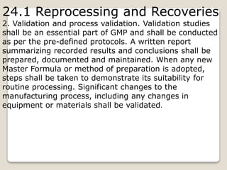 Reprocessing Validation C gmp final | PPTX