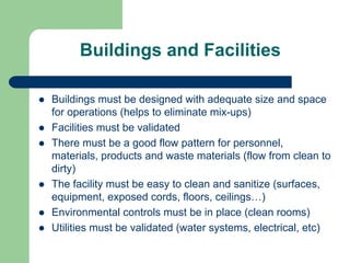 Good Manufacturing Practices