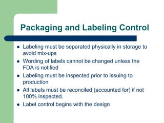 Good Manufacturing Practices | PPT