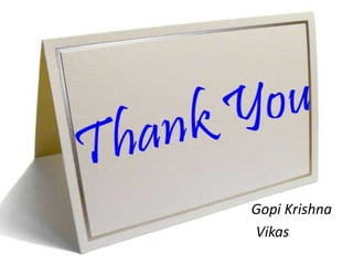 Gopi Krishna
Vikas

 