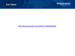 Das Game
http://www.youtube.com/watch?v=I58AQs8QS18
 