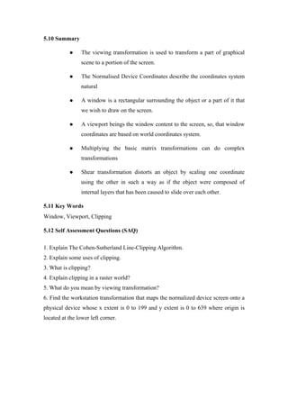 Cg notes | PDF