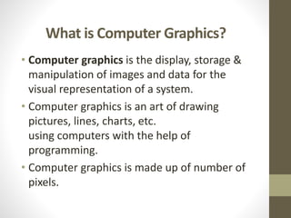 Applications Of Computer Graphics | PPTX
