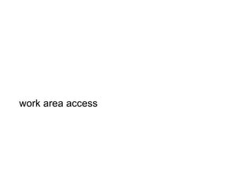 work area access 