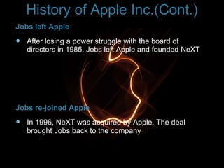 Apple presntation by MUHAMMAD ALI NAQVI