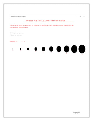 Dynamic sorting algorithm vizualizer.pdf