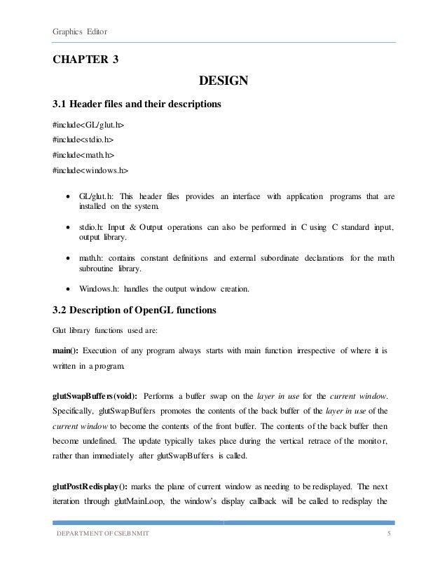 COMPUTER GRAPHICS PROJECT REPORT