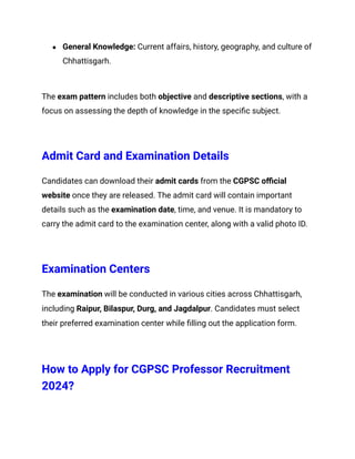 CGPSC Professor Recruitment 2024, Apply for 595 Posts.pdf