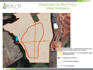 Diagnóstico do Meio Físico
Mapa Geológico
 