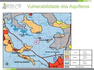 Vulnerabilidade dos Aquíferos
 