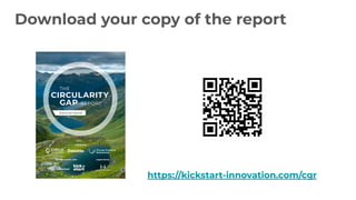 Download your copy of the report
https://kickstart-innovation.com/cgr
 